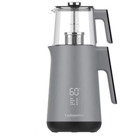 560x560 چایساز تلیونیکس مدل 5004 (TTM5004) کتری 1.7 لیتر و قوری شیشهای 0.8 لیتر با قطع خودکار | فروشگاه لوازم خانگی رادین کالا - تصویر 1