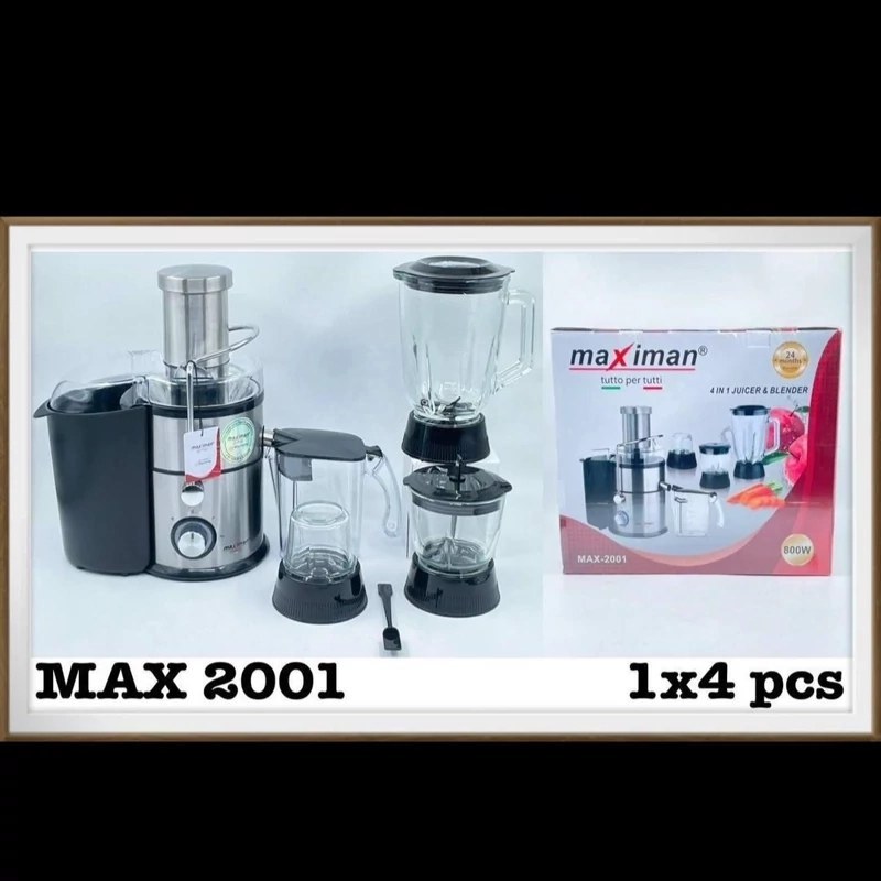 fn-ZWLll1s2qdLTH آبمیوه گیر ۴ کاره ماکسیمان مدل ۲۰۰۱ - تصویر 1